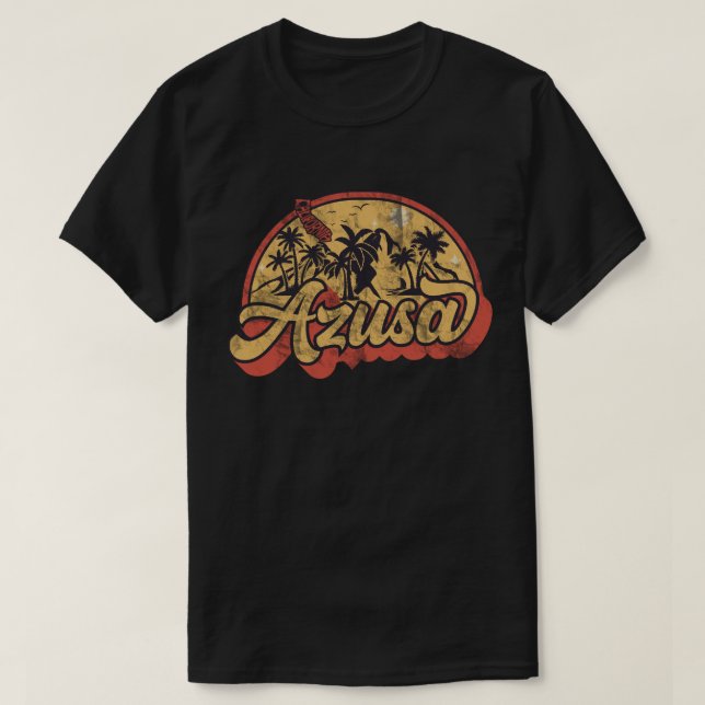 Camiseta Azusa, Califórnia (Frente do Design)