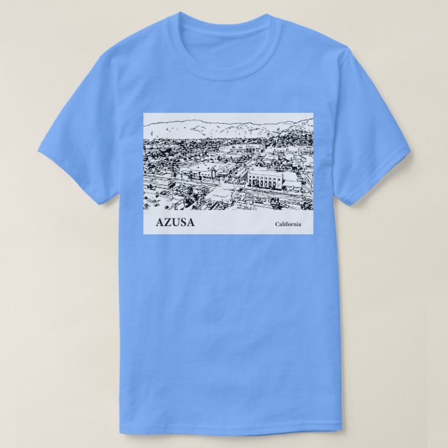 Camiseta Azusa California TShirt 2 (Frente do Design)