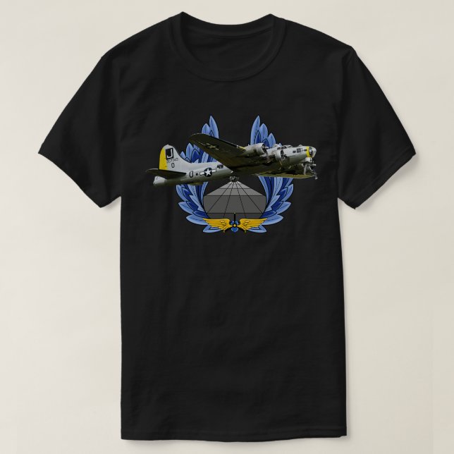 Camiseta B17 Fortaleza Voadora (Frente do Design)