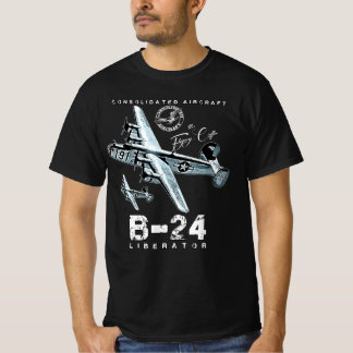 Camiseta B24 Liberador O Bombardeiro Pesado WW2 Coffin Voad