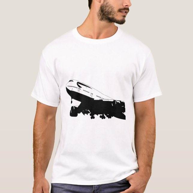 Camiseta B747 British Airways, Silhouette (Frente)
