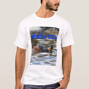 Camiseta B8 Eared Grebe Cortejando
