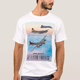 CAMISETA B-17 BOMBRA DE FORTALHO-VOADOR