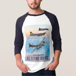 CAMISETA B-17 BOMBRA DE FORTALHO-VOADOR