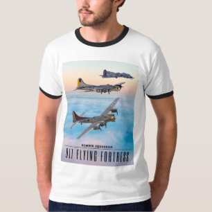 CAMISETA B-17 BOMBRA DE FORTALHO-VOADOR