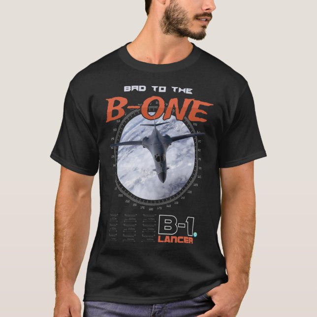 Camiseta B-1 Lancer Air Force Bomber T shirt Gift (Frente)