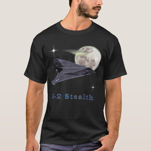 Camiseta B-2 Camisetas-bombeiro furtivas (Frente)