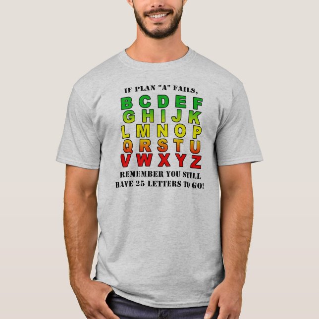 Camiseta 'B' ao 'Z' planos (Frente)