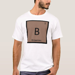 Camiseta B - Brownies Química Símbolo da Tabela Periódica
