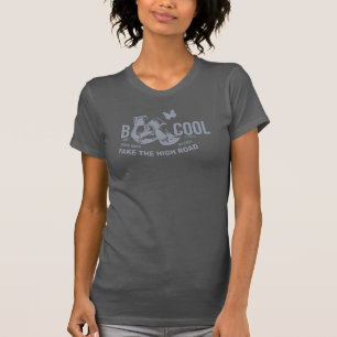 Camiseta B cinza azul LEGAL em cinzas escuras
