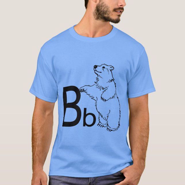Camiseta B é de Urso (Frente)