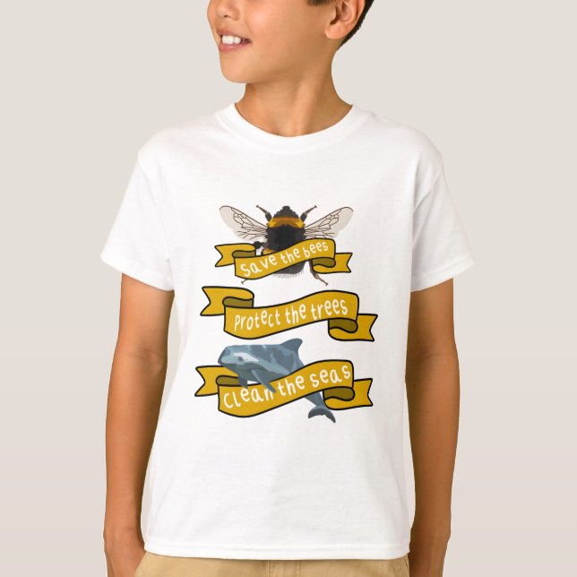 Camiseta B é para as abelhas (Frente)