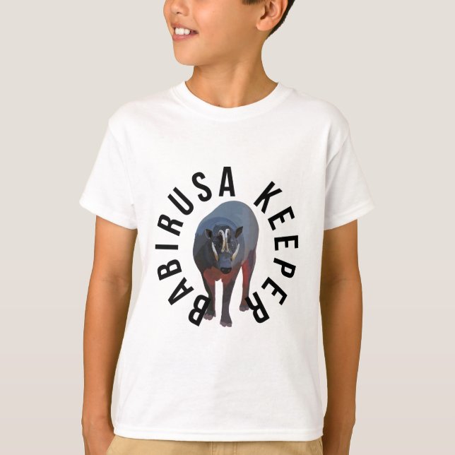 Camiseta B é para Babirusa Keeper (Frente)