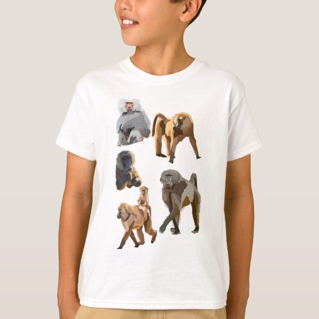 Camiseta B é para Baboon (Frente)