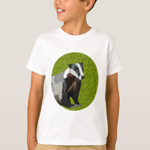 Camiseta B é para Badger