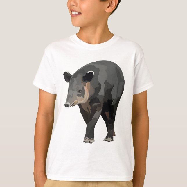 Camiseta B é para Bairds Tapir (Frente)