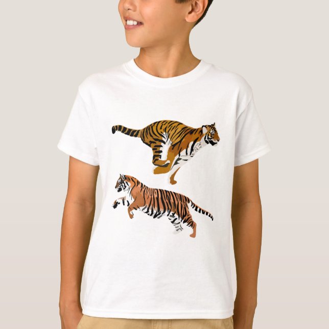 Camiseta B é para Bengal Tiger (Frente)