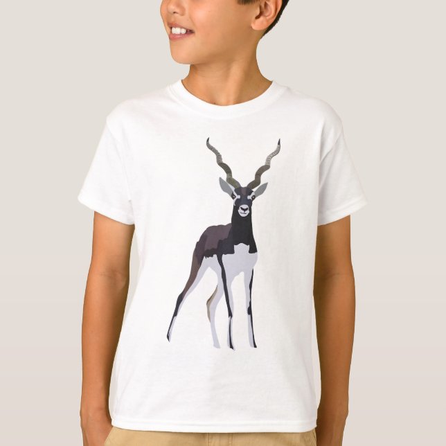 Camiseta B é para Blackbuck (Frente)