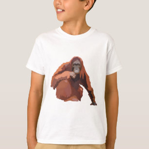 Camiseta B é para Bornean Orangutan