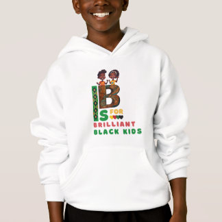 Camiseta B é para Crianças Negras Brilhantes História Negra