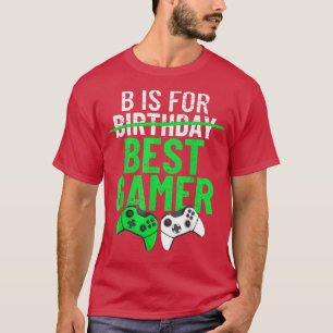 Camiseta B É Para Melhor Vídeo De Crianças De Aniversário D