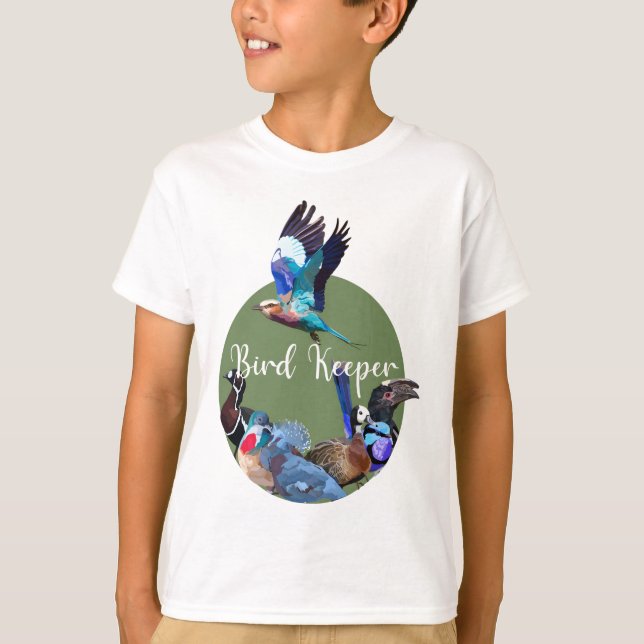 Camiseta B é para o Bird Keeper (Frente)