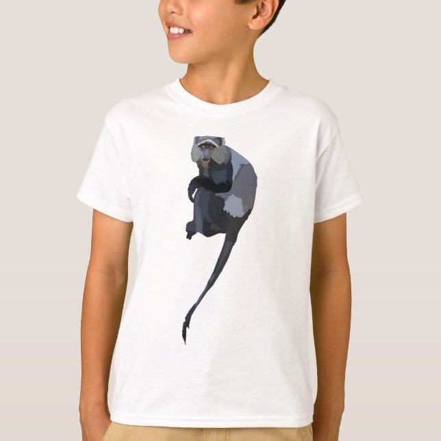 Camiseta B é para o macaco azul (Frente)