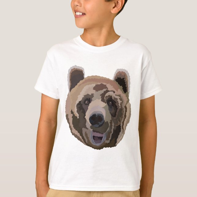 Camiseta B é para o Urso Castanho (Frente)