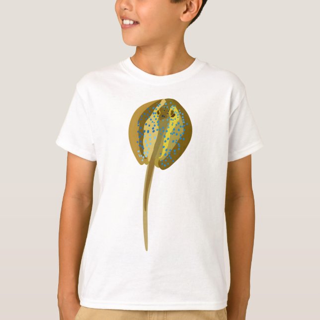 Camiseta B é para Raio de Ribbontail Vermelhos (Frente)