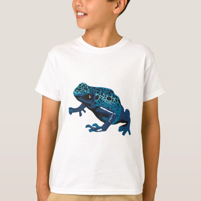 Camiseta B é para Sapo Blue Poison Dart (Frente)