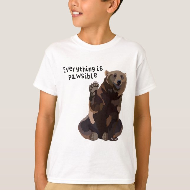 Camiseta B é para Urso (Frente)