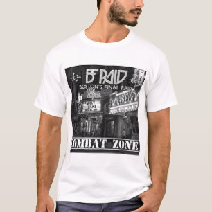 Camiseta B.F. Raid Zona de Combate Arte da Capa do Álbum