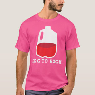 Camiseta B O R G Para Beber Rock