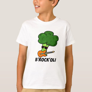 Camiseta B-Rock-Oli Cute Rocker Broccoli Pun