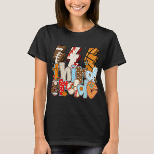 Camiseta Ba de Basebol de Futebol de 2º ano para rapazes Li