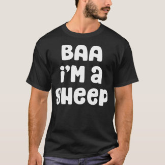 Camiseta Baa Im Um Fantasma De Ovelha Halloween Um Fácil Na