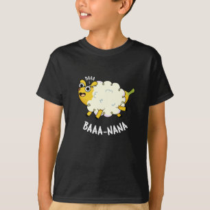 Camiseta Baa-nana Funny Banana Pun Dark BG