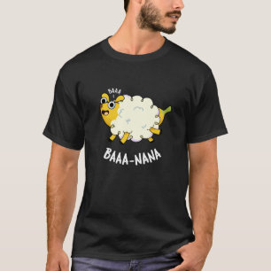 Camiseta Baa-nana Funny Banana Puns Dark BG
