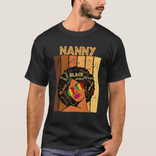 Camiseta Babá Afro-Americana Orgulho Mulheres Negra