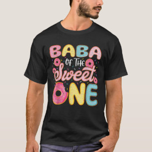 Camiseta Baba Da Fama De Rosquinha Doce De Uma primeiro ani