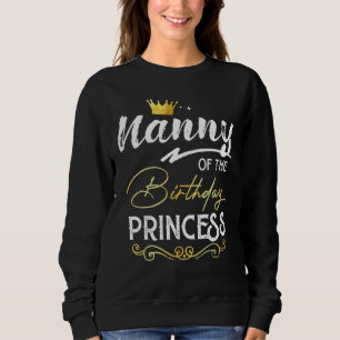 Camiseta Babá Da Festa De Princesa De Aniversário M