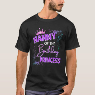 Camiseta Babá Da Princesa Aniversário, Parada De Correspond