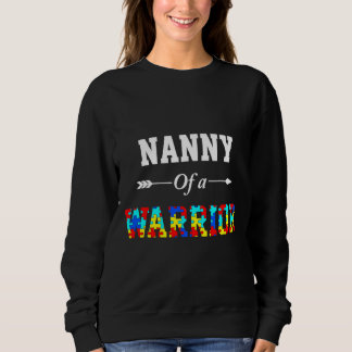 Camiseta Babá De Uma Família De Sensibilização Para O Autis