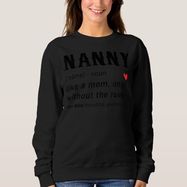 Camiseta Babá Definitiva Como Uma Mãe Só Sem (Frente)