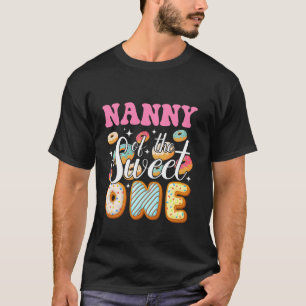 Camiseta Babá Do Primeiro Aniversário Do Doce Partido De Do