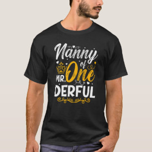 Camiseta Babá Do Sr. One Derful Party Matching Family 1rua