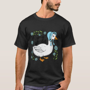 Camiseta Babá Floral Ganso Bobo Ganso Cujo Dia de as mães G