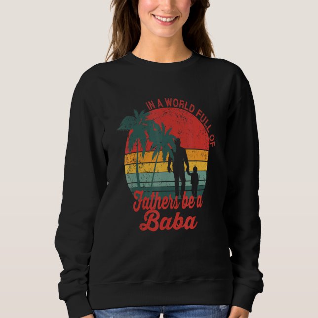 Camiseta Baba Pai Árabe Dia de os pais Árabe (Frente)