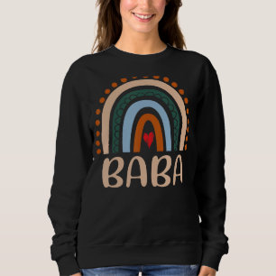 Camiseta Baba Rainbow Vovó Cuja Dia de as mães Engraçada Ba