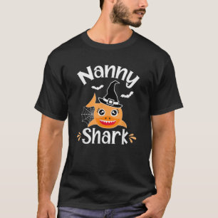 Camiseta Babá Tubarão Funny Halloween Babá Avó
